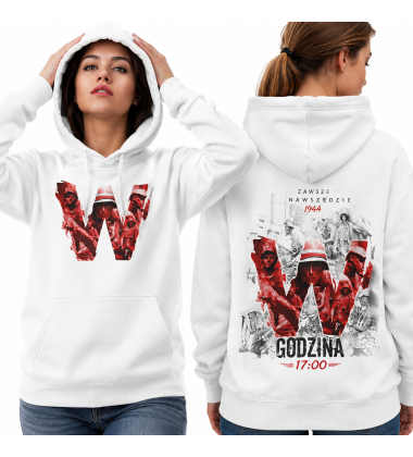 Damska bluza z kapturem GODZINA W